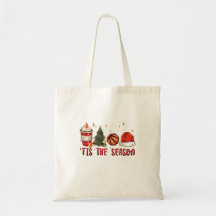 クリスマスの季節 Xmas バスケットボール トートバッグ