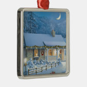 クリスマスの孤独 メタルオーナメント (右)