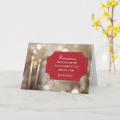 クリスマスの孫の記念日 カード (黄色い花)