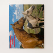 クリスマスの孫娘。 ジグソーパズル (縦)