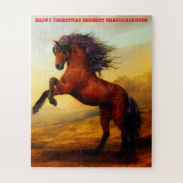 クリスマスの孫娘。 ジグソーパズル