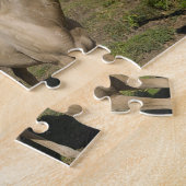 クリスマスの孫娘。 ジグソーパズル (側面)