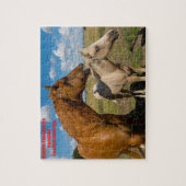 クリスマスの孫娘。 ジグソーパズル (縦)