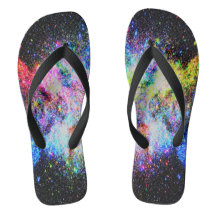 クリスマスの宇宙ビーチサンダル