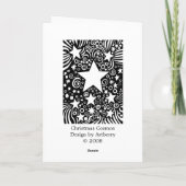 クリスマスの宇宙 シーズンカード (裏面)