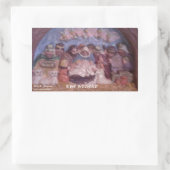 「クリスマスの安定」長方形ステッカー 長方形シール (バッグ)