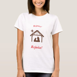 クリスマスの宗教Tシャツ Tシャツ
