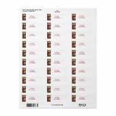 クリスマスの宛名ラベル ラベル (フルシート)