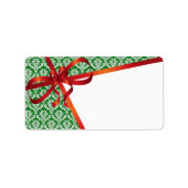 クリスマスの宛名ラベル ラベル (正面)