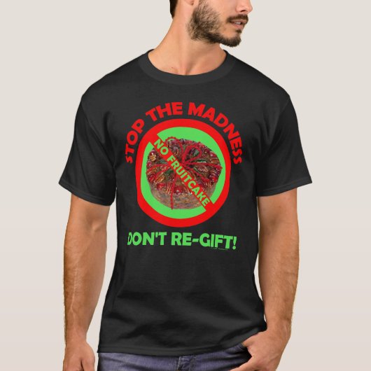 クリスマスの実り菓子なし Tシャツ (正面)