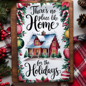 クリスマスの家のような場所はない キッチンタオル