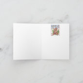 クリスマスの家のメッセージカード シーズンカード (内部)