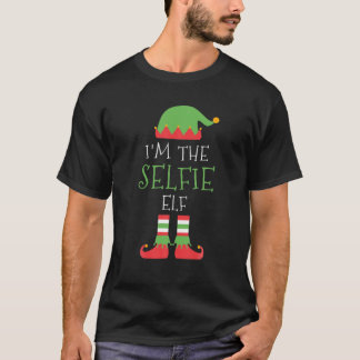 クリスマスの家族おそろいコーデ セルフィーエルフです Tシャツ