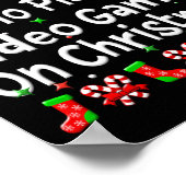 クリスマスの家族でビデオゲームをする可能性が最も高い ポスター (角)