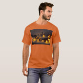 クリスマスの家族と友達 Tシャツ (正面フル)