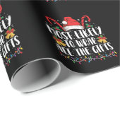 クリスマスの家族のギフトをすべて包む可能性が最も高い ラッピングペーパー (ロールコーナー)