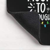 クリスマスの家族のクリスマスを通して眠る可能性がある マウスパッド (コーナー)