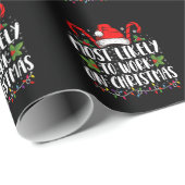 クリスマスの家族のマッチングで働く可能性が最も高い ラッピングペーパー (ロールコーナー)