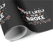 クリスマスの家族のマッチングを破るのが最も好きだ ラッピングペーパー (ロールコーナー)