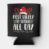 クリスマスの家族の一日を通してそる可能性が最も高い 缶クーラー (正面)