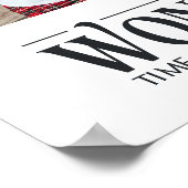 クリスマスの家族の写真最も素晴らしい時間 ポスター (角)