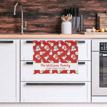 クリスマスの家族の名前と年 | 雪だるま赤