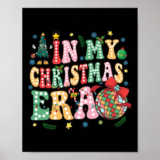 クリスマスの家族パジャマ私のクリスマスの時代のクリスマス ポスター (正面)
