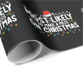 クリスマスの家族滞在を台無しにしそうである ラッピングペーパー (ロールコーナー)