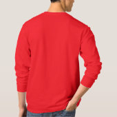 クリスマスの家族集合写真入りカスタムグッズ Tシャツ (裏面)
