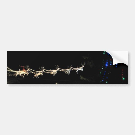 クリスマスの家 バンパーステッカー (正面)