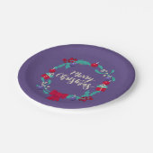 クリスマスの富 ペーパープレート (アングル)