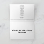 クリスマスの小さいろば シーズンカード (内部)