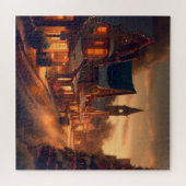 クリスマスの小さな町(1) ジグソーパズル (横)