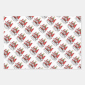 クリスマスの小人（クリスマス・ノーム） ラッピングペーパーシート (正面3)