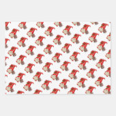 クリスマスの小人（クリスマス・ノーム） ラッピングペーパーシート (正面)