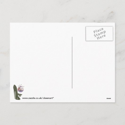 クリスマスの小剣およびつまらないものの芸術のギフト シーズンポストカード (裏面)