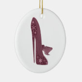クリスマスの小剣のハイヒールは芸術に蹄鉄を打ちます セラミックオーナメント (右)