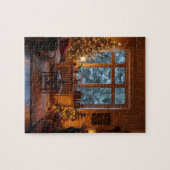 クリスマスの居間 ジグソーパズル (横)