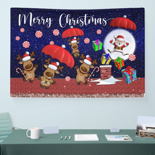 クリスマスの屋内または屋外 横断幕 (トレードショー)