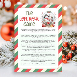 クリスマスの左右楽しいクリスマスゲーム シーズンカード