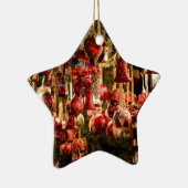 クリスマスの市場のぶら下がったなつまらないものニュルンベルク セラミックオーナメント (右)