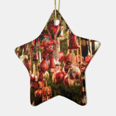 クリスマスの市場のぶら下がったなつまらないものニュルンベルク セラミックオーナメント (左)