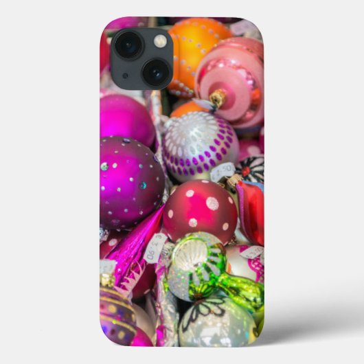 クリスマスの市場の伝統的なガラスオーナメント Case-Mate iPhoneケース (裏面)