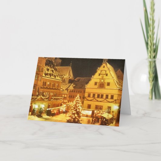 クリスマスの市場ドイツ シーズンカード (正面)