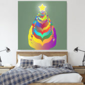 クリスマスの希望と絆 キャンバスプリント (インサイチュ (寝室))