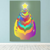 クリスマスの希望と絆 キャンバスプリント (インサイチュ (ウッドフロア))