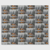 クリスマスの帰郷 ラッピングペーパー (フラット)