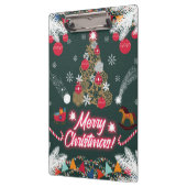 クリスマスの常緑の喜び クリップボード (左)