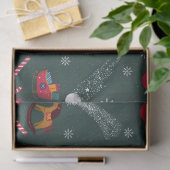 クリスマスの常緑の喜び 薄葉紙 (ギフト)