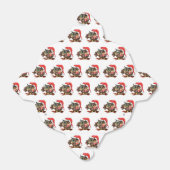 クリスマスの帽子とギフトの可愛いベビーフクロウ – 漫画 フェイバーボックス (折り畳みなし)